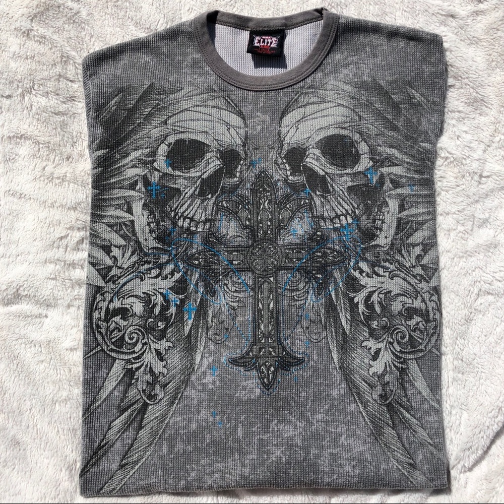 Gray shirt
